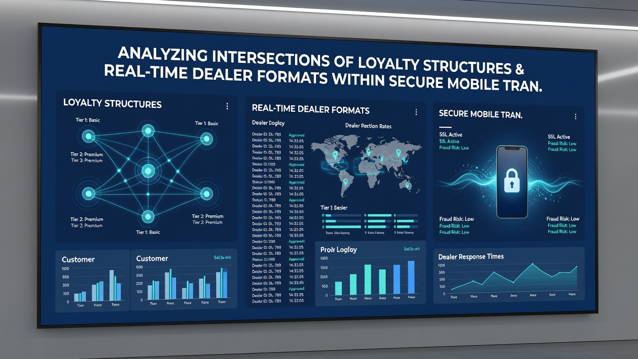 Mobile Schnittstelle mit Loyalty-Belohnungen und Echtzeit-Dealer-Transaktionen