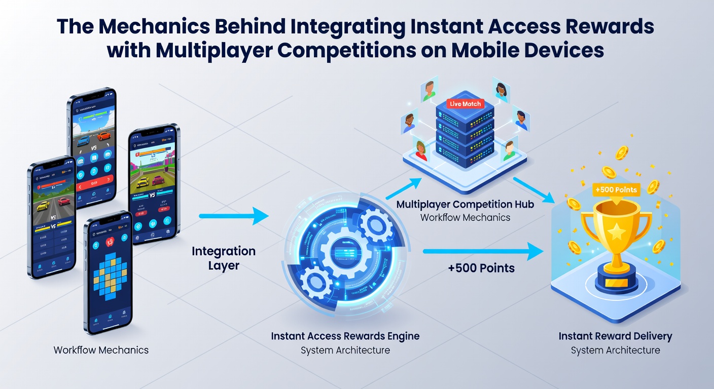 Darstellung von Multiplayer-Schnittstellen und Belohnungsmechanismen auf mobilen Geräten